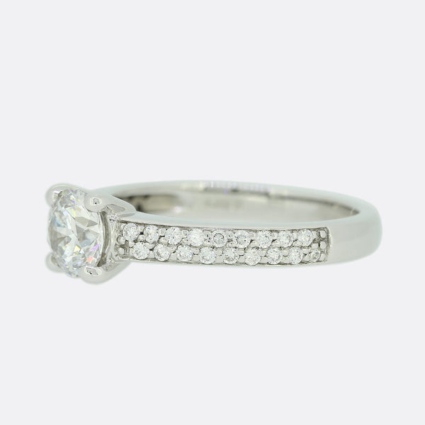 0.75 Carat Diamond Engagement Ring