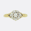 Victorian Old Cut Diamond Cluster Ring