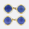 Guilloché Enamelled Cufflinks