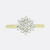Vintage 0.20 Carat Diamond Daisy Cluster Ring