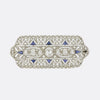 Art Deco Sapphire and Diamond Brooch