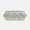 Art Deco Sapphire and Diamond Brooch