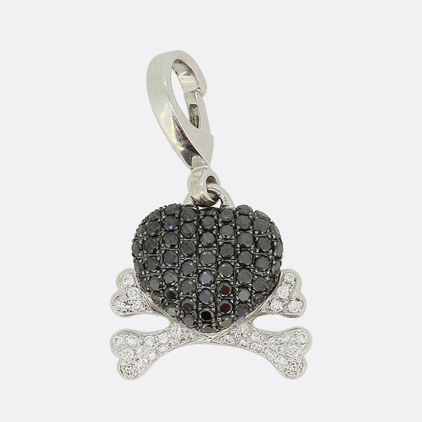 Theo Fennell Heart and Crossbones Charm