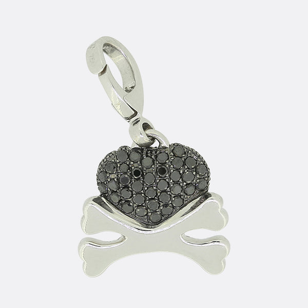 Theo Fennell Heart and Crossbones Charm