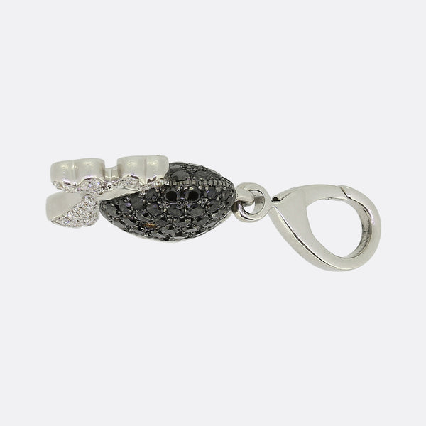 Theo Fennell Heart and Crossbones Charm