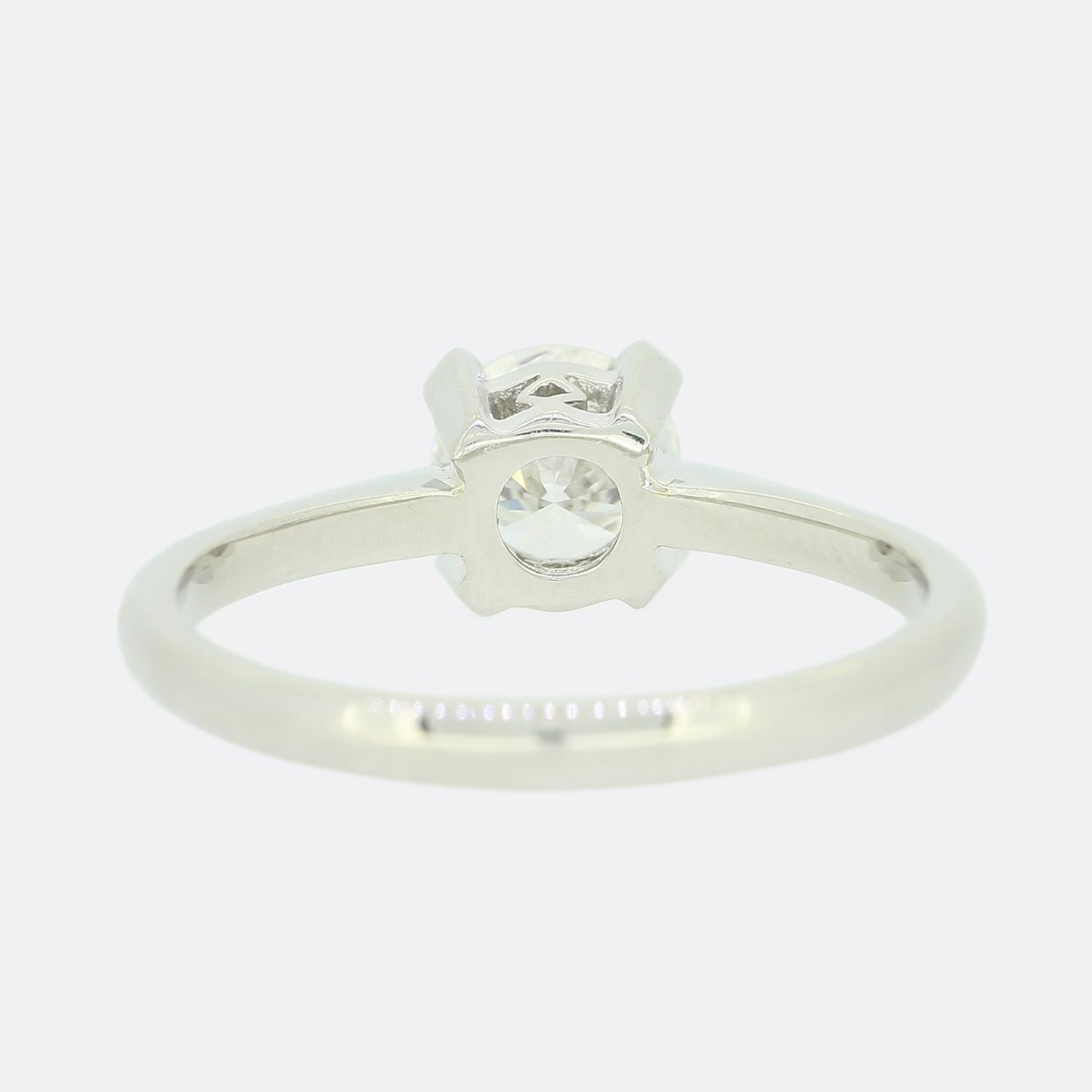 0.77 Carat Diamond Solitaire Engagement Ring