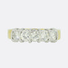 Vintage Five Stone 0.90 Carat Diamond Band Ring