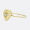 Victorian Pearl Heart Ring