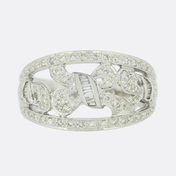 0.75 Carat Diamond Cluster Ring