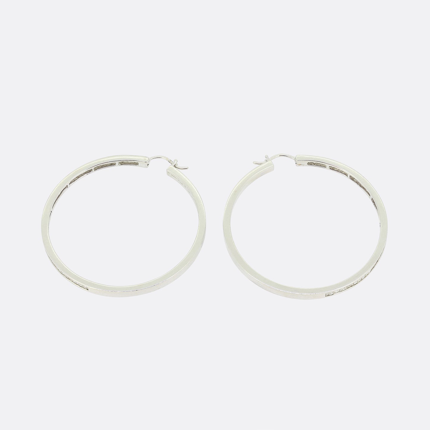 Diamond Hoop Earring