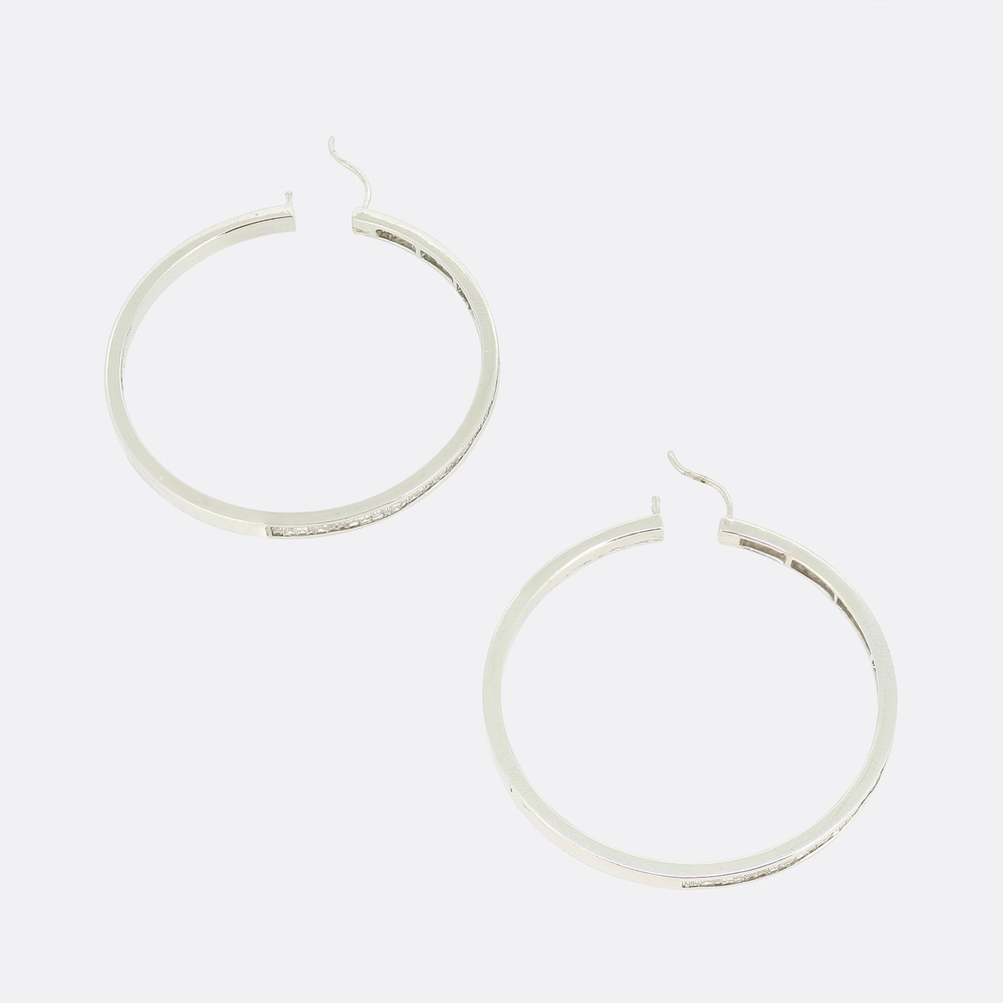 Diamond Hoop Earring