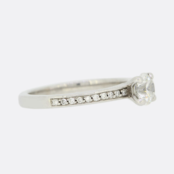 0.45 Carat Diamond Solitaire Ring