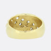 0.90 Carat Diamond Cluster Wide Band Ring