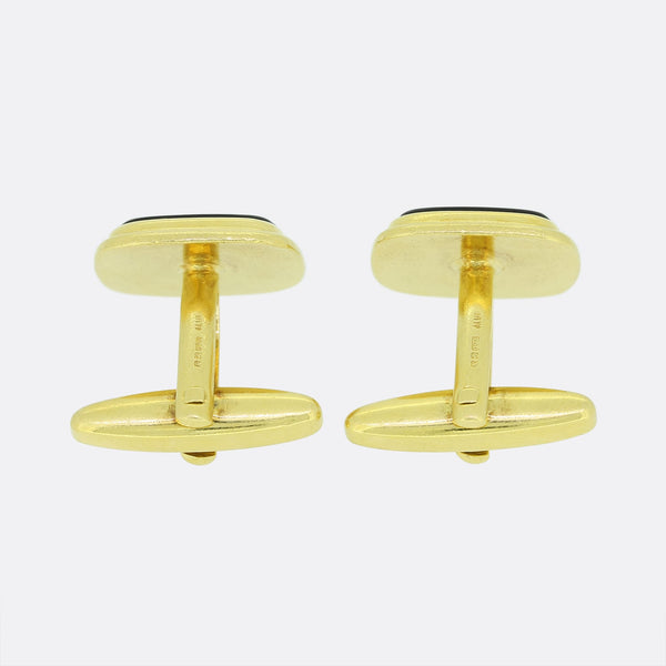 Vintage Black Onyx Cufflinks