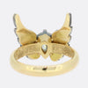 Gaetano Chiavetta 1.07 Carat Pear Shaped Diamond Winged Angel Ring