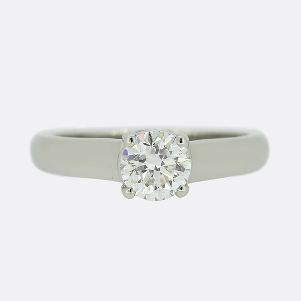 0.70 Carat Diamond Solitaire Engagement Ring