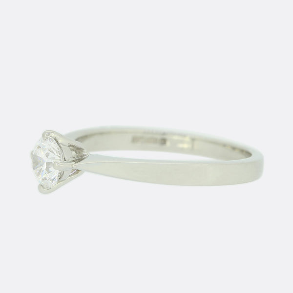 0.43 Carat Diamond Solitaire Engagement Ring
