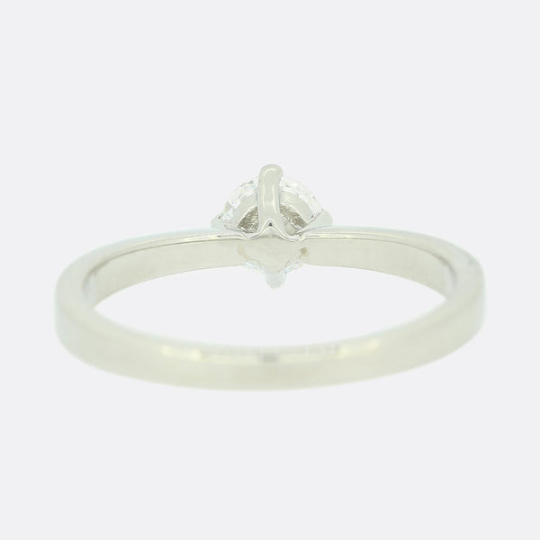 0.43 Carat Diamond Solitaire Engagement Ring