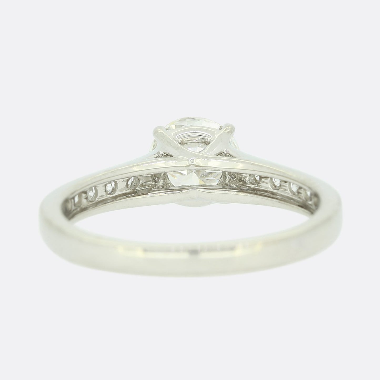 0.90 Carat Diamond Solitaire Engagement Ring