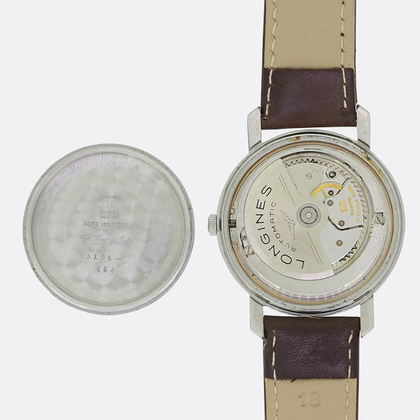 Longines Flagship Stainless Steel Automatic Wristwatch