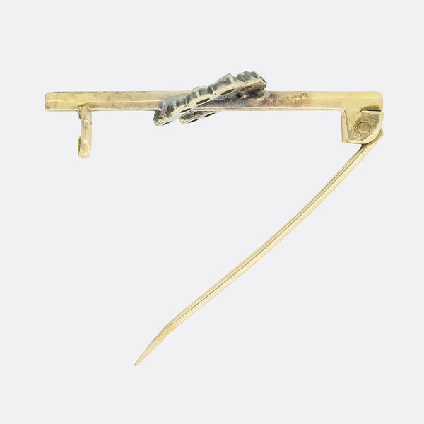 Victorian Diamond Horseshoe Brooch