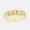 TVJ 0.90 Carat Asscher Cut Diamond Five Stone Ring