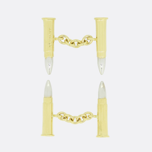 Deakin & Francis For Tiffany & Co Two Tone Bullet Cufflinks