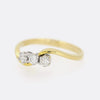 0.25 Carat Three Stone Diamond Twist Ring