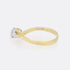 0.25 Carat Three Stone Diamond Twist Ring