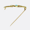 Edwardian Turquoise and Pearl Brooch