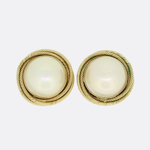 Pearl Clip On Earrings