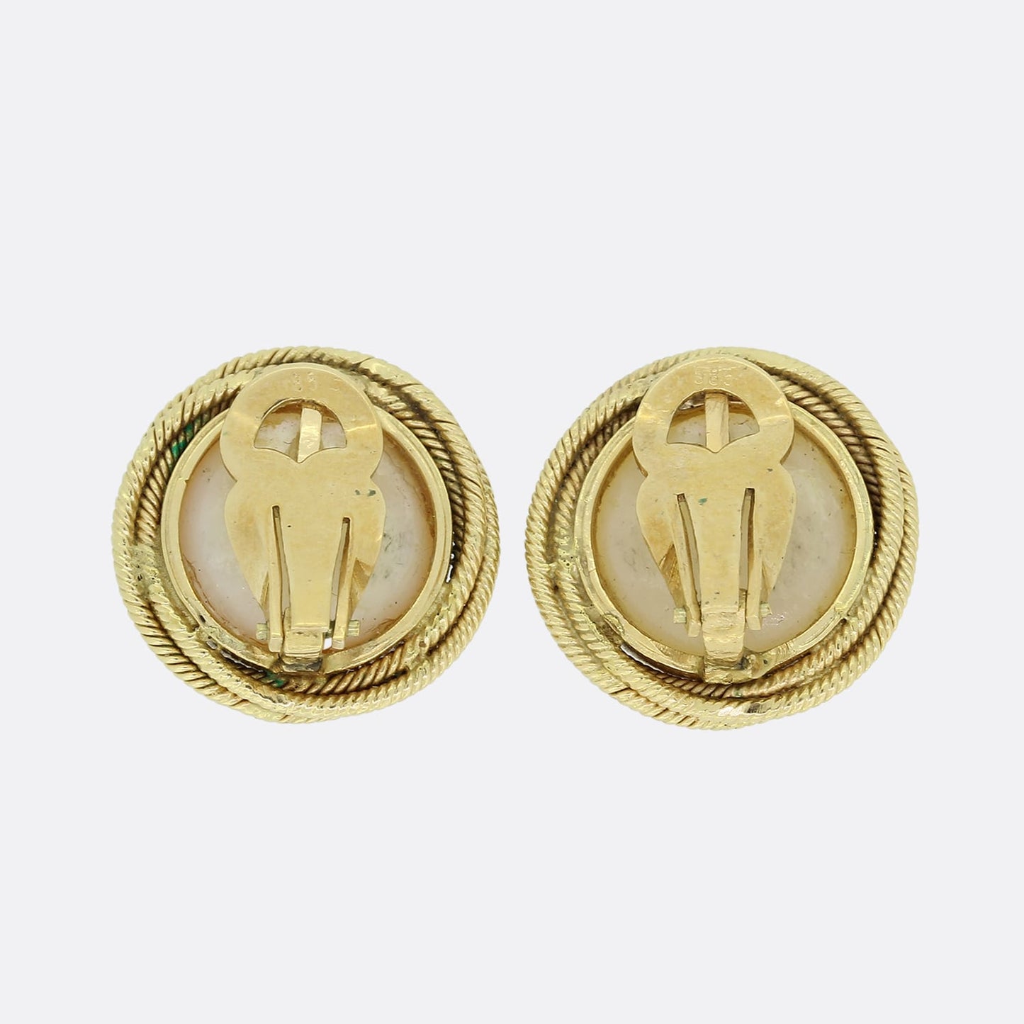 Pearl Clip On Earrings