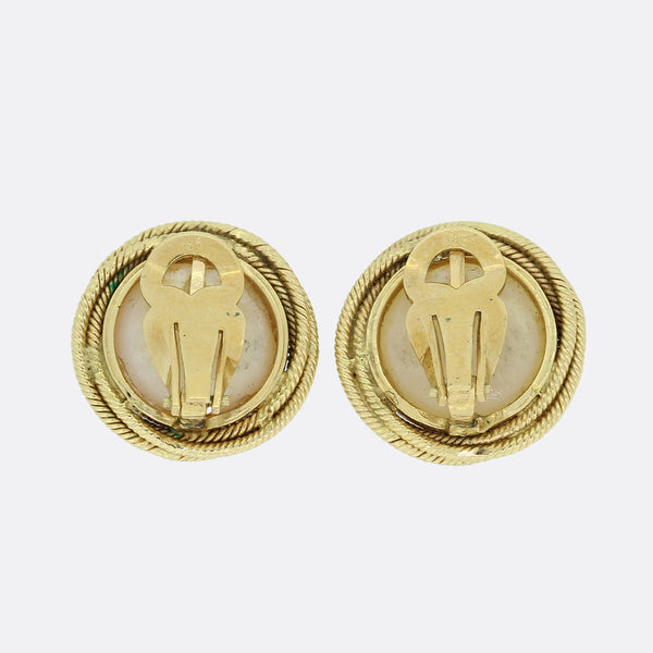 Pearl Clip On Earrings