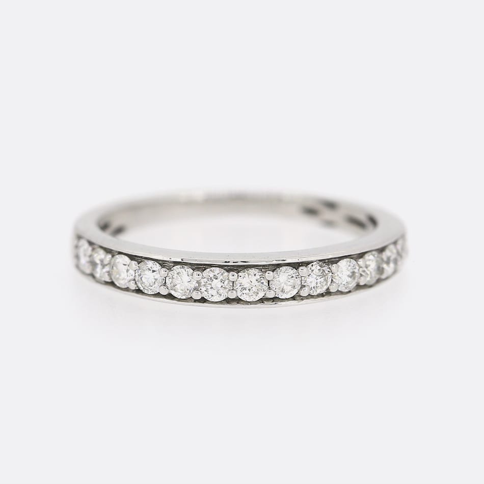 0.26 Carat Diamond Half Band Ring