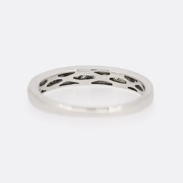 0.26 Carat Diamond Half Band Ring