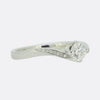 0.35 Carat Diamond Solitaire Crossover Ring