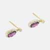 TVJ Ruby and Diamond Drop Earrings
