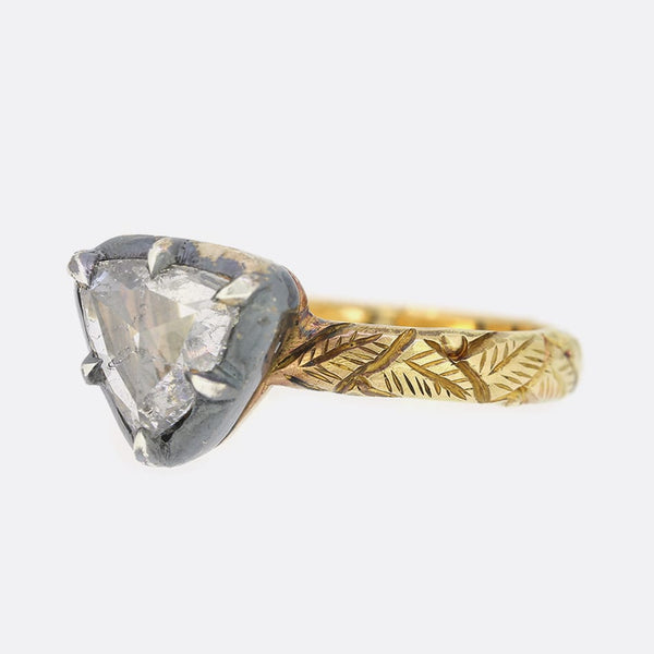 Georgian Style Rose Cut Diamond Ring
