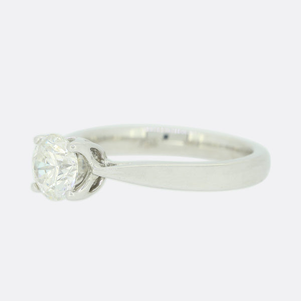 0.71 Carat Diamond Solitaire Engagement Ring