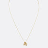 Victorian Diamond and Pearl Clover Necklace