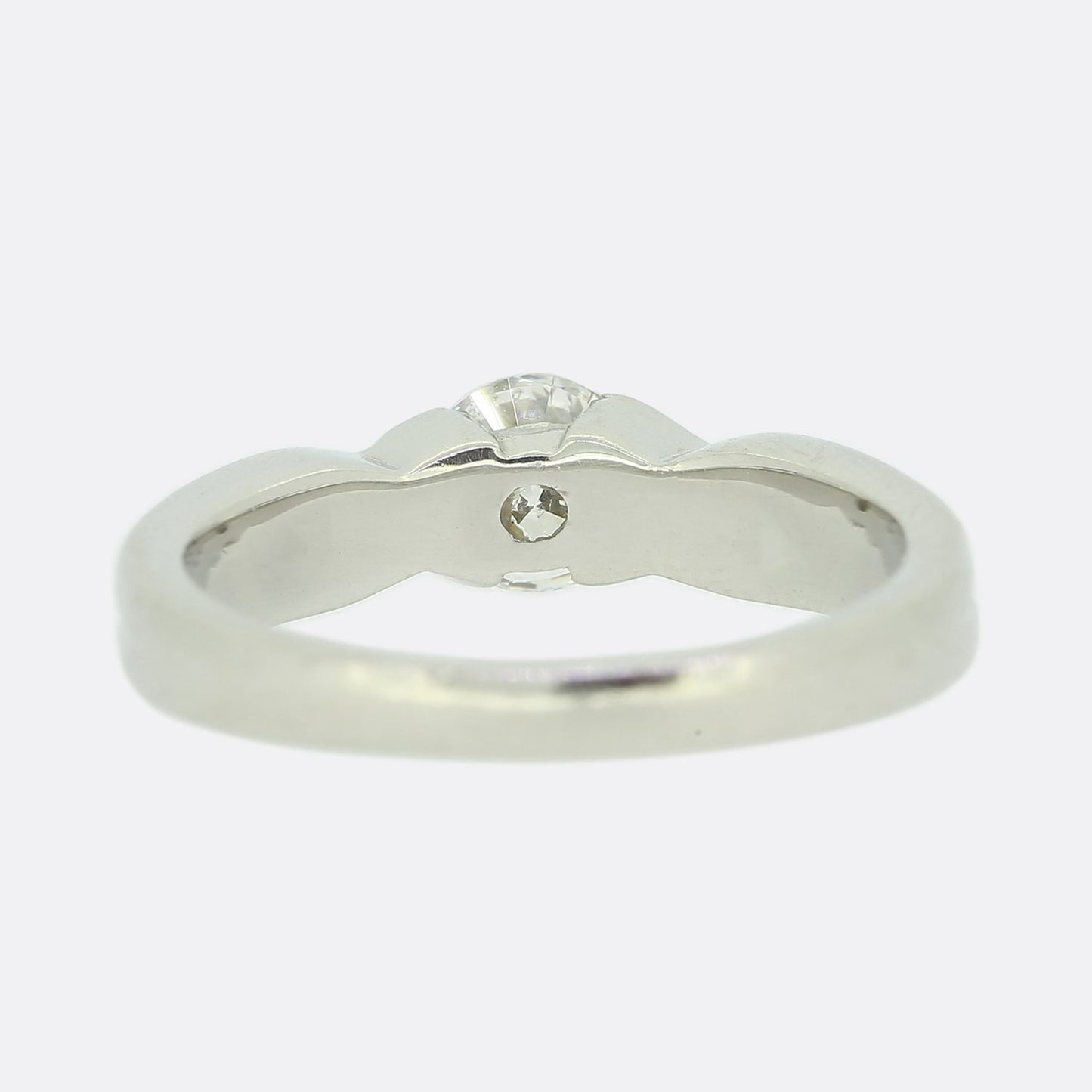 0.50 Carat Diamond Solitaire Engagement Ring