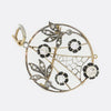 Victorian Old Cut Diamond Pendant/Brooch