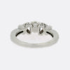 0.45 Carat Diamond and Pink Sapphire Solitaire Ring