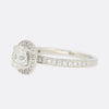 1.50 Carat Diamond Halo Engagement Ring