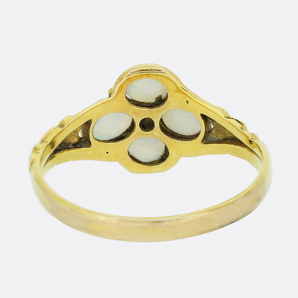 Victorian Opal and Diamond Ring