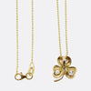 Victorian Diamond and Pearl Clover Necklace