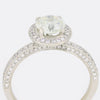1.50 Carat Diamond Halo Engagement Ring