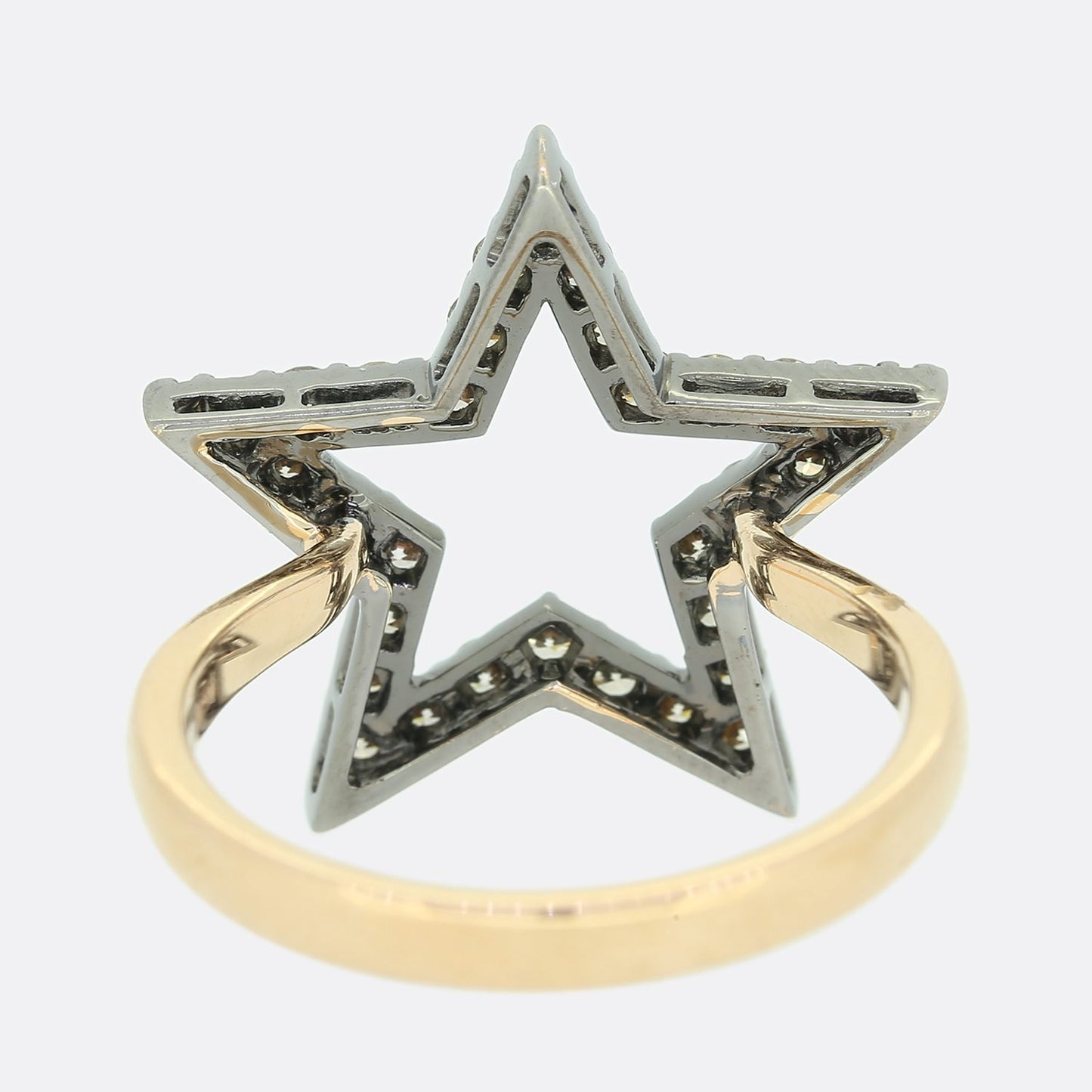 Open Star Diamond Ring