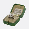 Victorian Rose Cut Diamond Cluster Ring