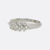0.96 Carat Princess Cut Diamond Cluster Ring
